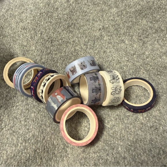 Washi Tape 10 Bundle with Animal Designs - Picture 2 of 2